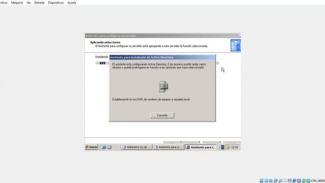 Instalacion de active directory, Windows Server 2003 смотреть онлайн
