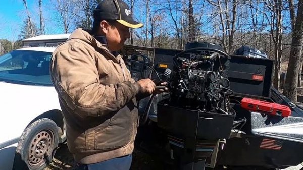 mercury black max 135 como checarle compresión a un motor fuera de borda de un bote