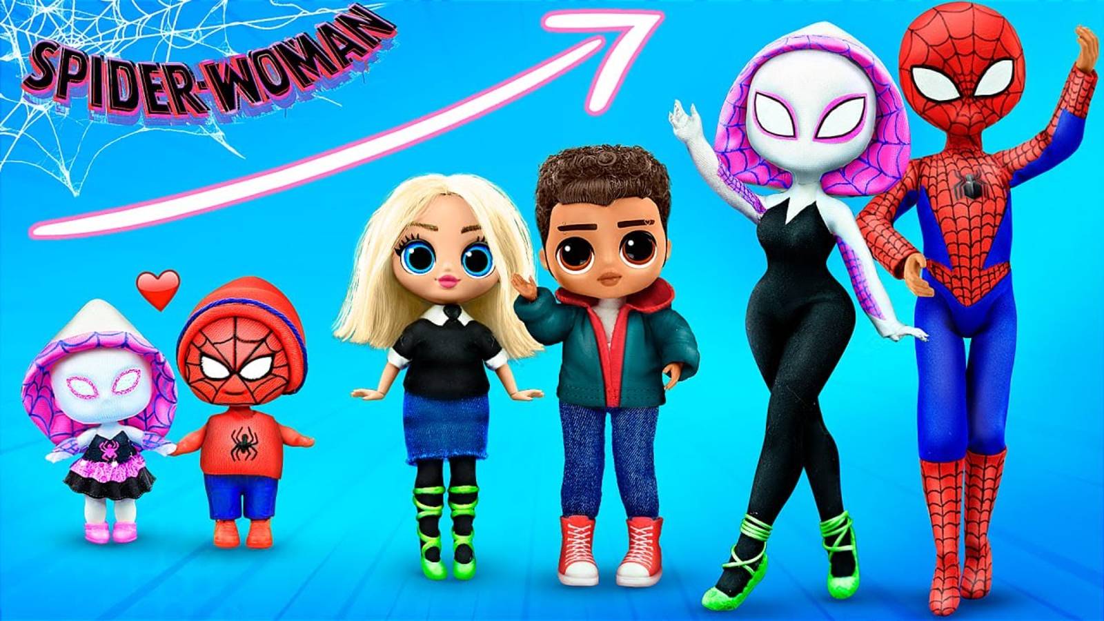 Гвен и Майлз растут вместе! 30 идей для кукол ЛОЛ смотреть онлайн