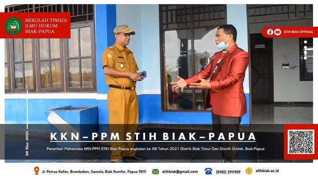 Penarikan Mahasiswa KKN-PPM STIH Biak Papua Angkatan ke XIII Tahun 2021 смотреть онлайн