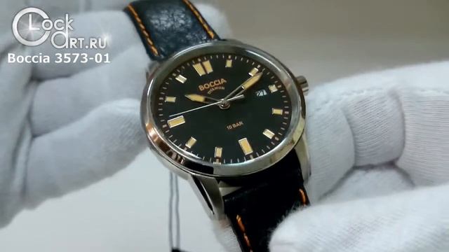 Наручные титановые часы Boccia 3573-01 смотреть онлайн
