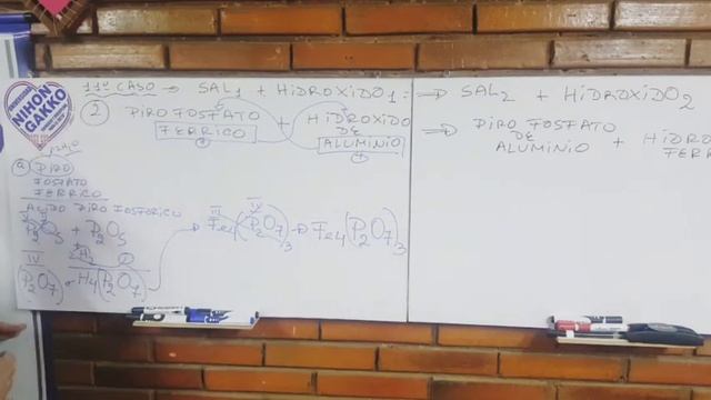 CLASES De''QUIMICA En CASA''-11mo CASO-ECUACIONES QUIMICAS-SAL1 + HIDROXIDO 1 == SAL2 + HIDROXIDO 2
