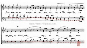 ДОСТОЙНО ЕСТЬ Г. Лапаев - Басовая партия