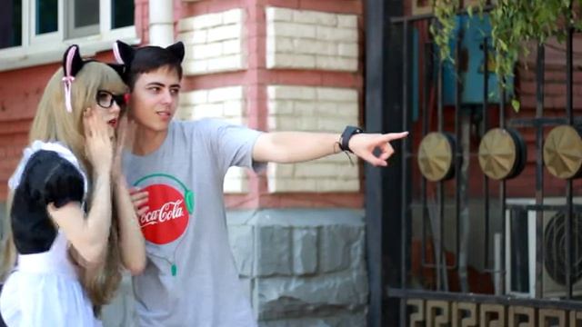 Кошка Ня спасает грустяшек под Caramelldansen смотреть онлайн