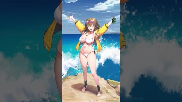 Nikke Goddess of Victory Anis Sparkling Summer Skill Animation Live Wallpaper смотреть онлайн