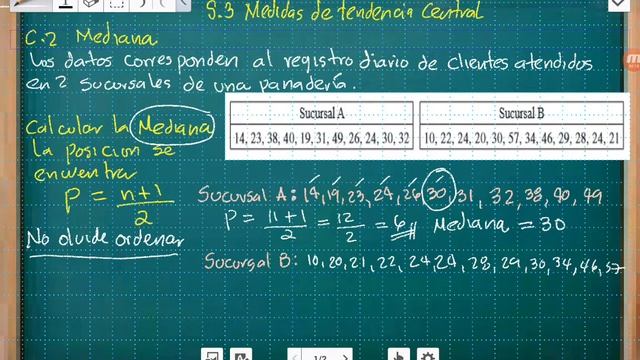 Mediana y moda de datos simples смотреть онлайн