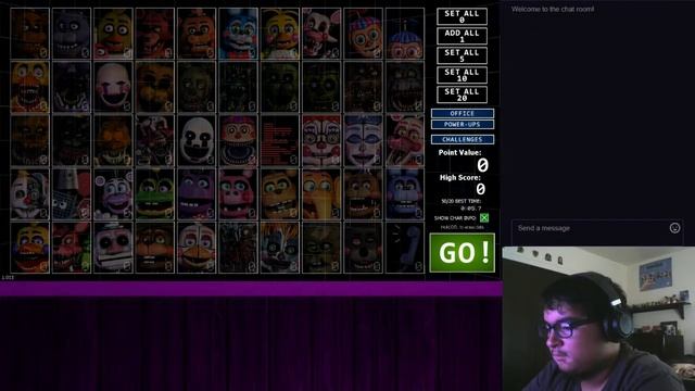 FNAF ULTIMATE CUSTOM NIGHT [LIVE] смотреть онлайн
