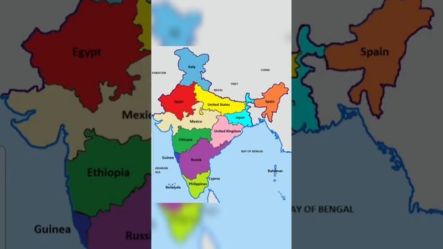 Indian Polity:India's population compared with other countries| смотреть онлайн