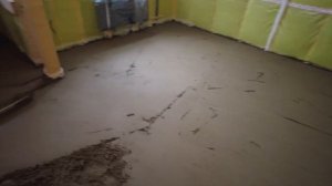 Полусухая стяжка в деревянном каркасном доме. Серия 6.