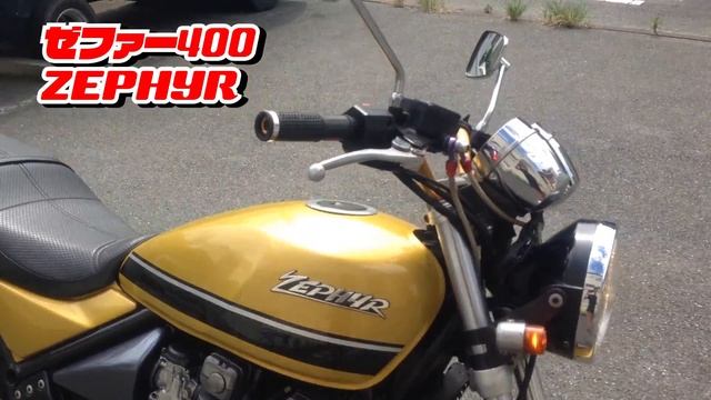 Kawasaki Zephyr 400　ゼファー400　ZR400C　エンジン始動