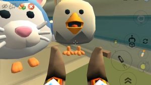 Мини фильм застрял в лифте в Chicken gun