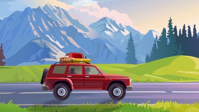 Parallax effect After Effects - After Effects animation - Car animation After Effects смотреть онлайн