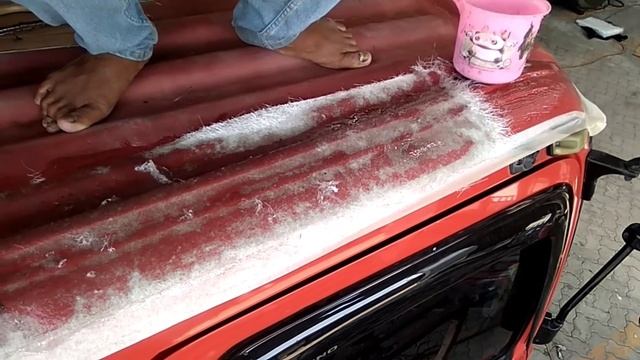Proses Fiber jumbo spoiler topi kabin truk смотреть онлайн