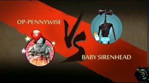 Веном и Пенивайс против siren-head в шедоу файт 2