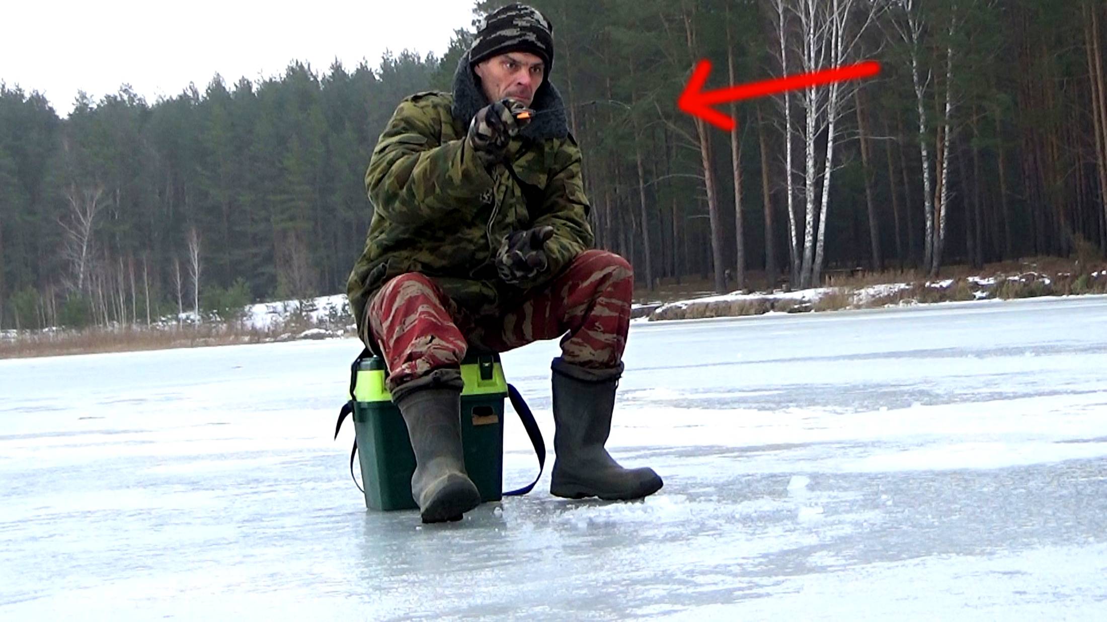 Секреты ловли на безмотылку 8. Рыбалка 23 декабря по первому льду смотреть онлайн