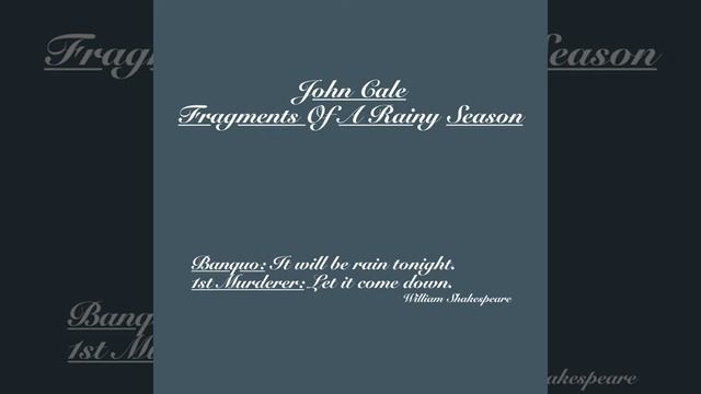 John Cale - Hallelujah (Fragments) смотреть онлайн