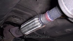 Ремонт фланца на катализаторе и замена гофры на KIA Cerato - Мир Глушителей
