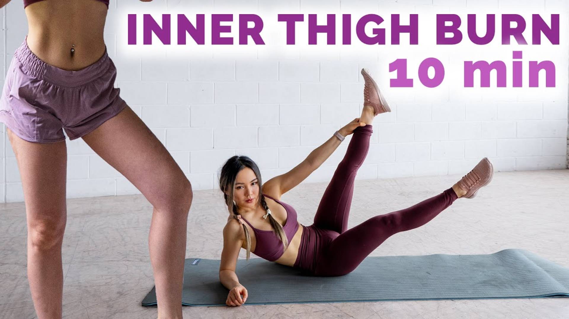 10 Min Inner Thigh Workout | Burn Inner Thigh Fat (No Jumping)