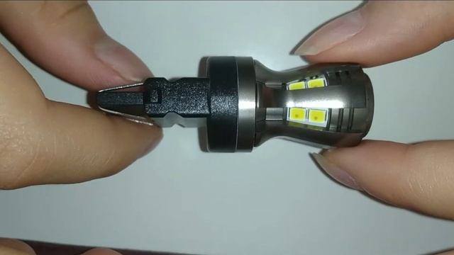 Светодиодная двухцветная лампа NeTuning P27/7W-16s35wa в ДХО / поворотники, 3157 бело оранжевая смотреть онлайн