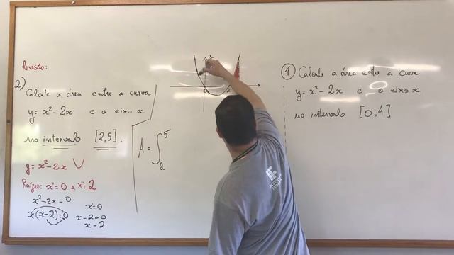 INTEGRAIS - ÁREAS - y=x²-2x [2,5] смотреть онлайн