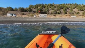 20 ч.  Жизнь в караване у моря.  Еще одно место где можно бесплатно стоять.