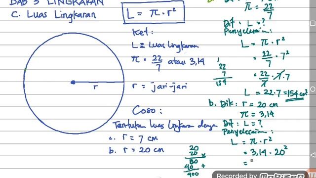 Matematika Kelas 6 BDR (Materi 12: Luas Lingkaran) смотреть онлайн