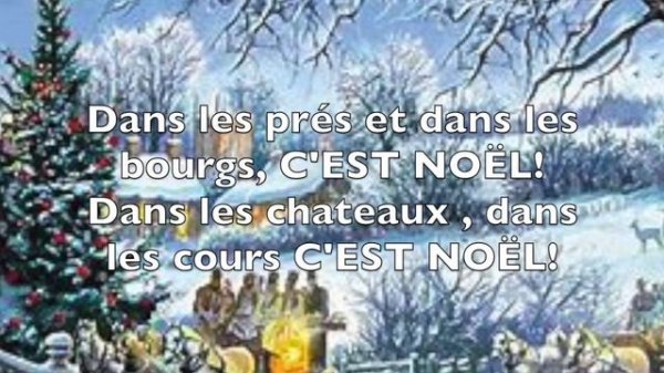 C'est Noël, Noël, chantez, dansez