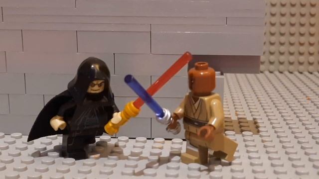 Lego Star Wars Stop Motion Mace Windu VS Emperor Palpatine смотреть онлайн