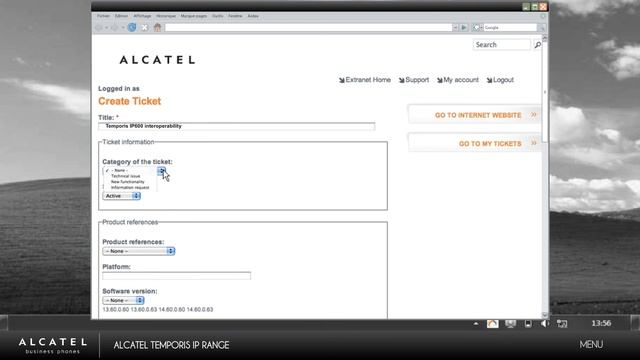 Alcatel Temporis IP Range (completed Video)