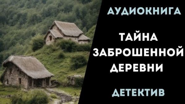 АУДИОКНИГА ДЕТЕКТИВ: ТАЙНА ЗАБРОШЕННОЙ ДЕРЕВНИ СЛУШАТЬ