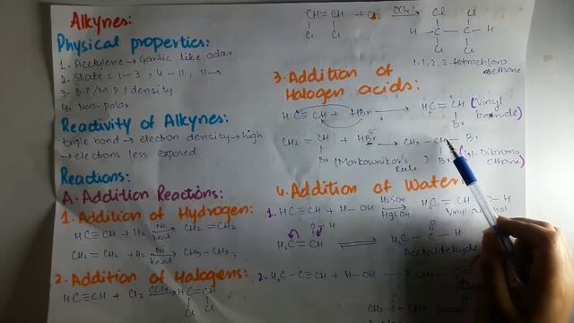 2nd Year Chemistry| Aliphatic Hydrocarbons| Alkynes: Reactions смотреть онлайн