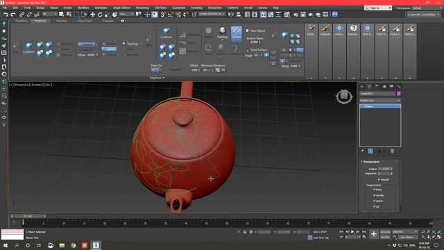 How To Draw SPLines On Surface - 3Ds Max смотреть онлайн