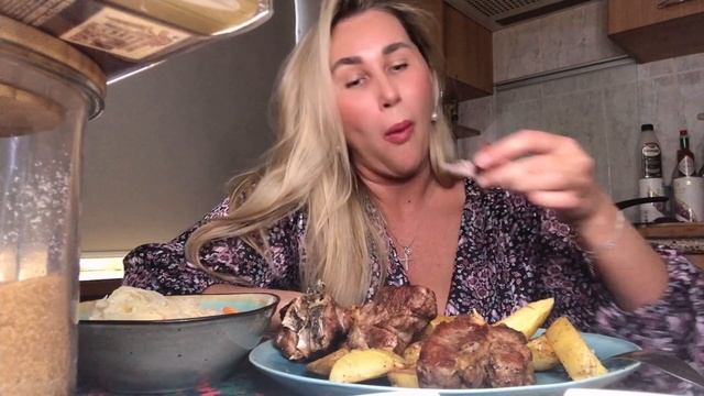 МУКБАНГ БАРАНИНА С КАРТОФЕЛЕМ /ОТЛИЧНЫЙ УЖИН смотреть онлайн