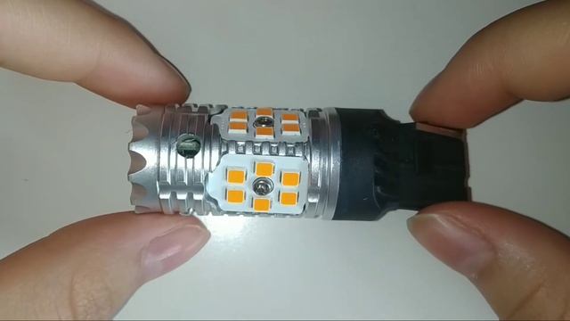 Светодиодная автомобильная лампа с обманкой NeTuning WY21W-24s30e в поворотники 7440 с резистором смотреть онлайн