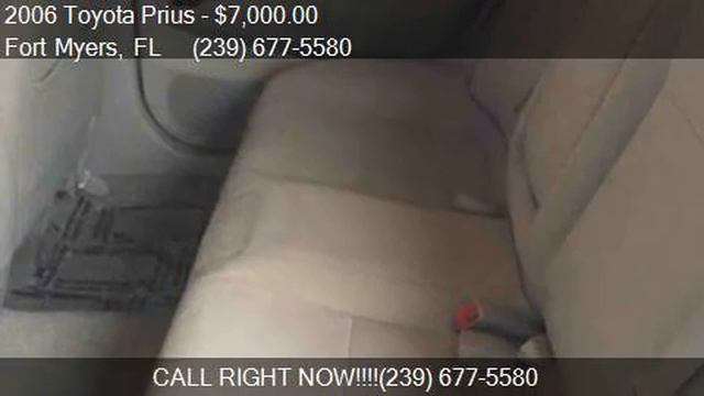2006 Toyota Prius Base 4dr Hatchback for sale in Fort Myers, смотреть онлайн
