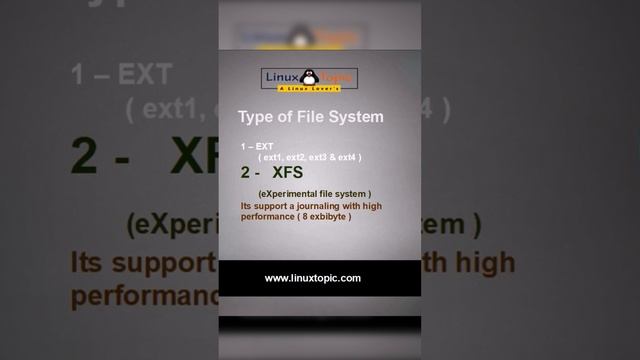 Basic of Linux: 03 Type of File system #linuxtopic xfs filesystem #linux #linuxtutorial смотреть онлайн