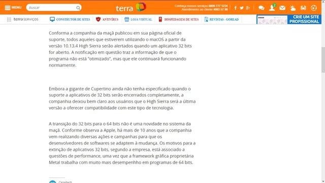 Suporte a aplicativos de 32 bits da Apple será encerrado em breve. смотреть онлайн