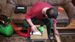 Обзор пневмостеплера ECO ASL-50N. Пневмостеплер настройка перед работой.