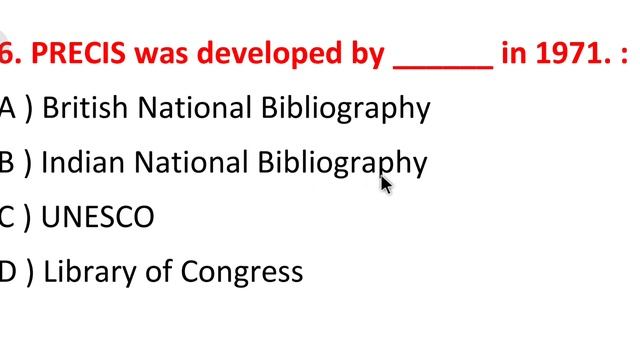 Important LIS MCQ For KVS, NVS & Other Library Exams • Practice Set