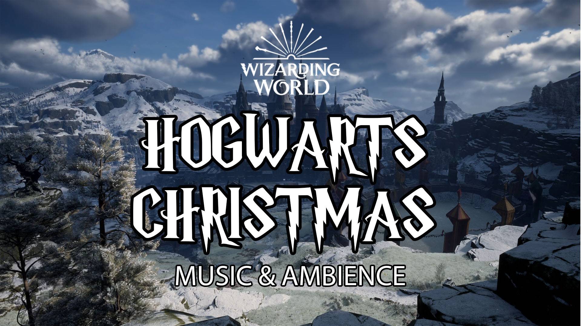 🎁 Новый год в Хогвартсе 🎁 | Harry Potter Music and Ambience | смотреть онлайн