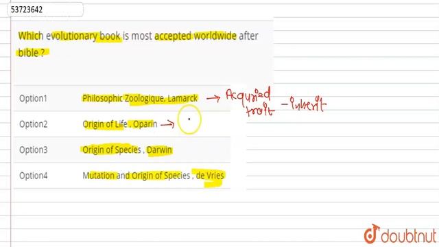 Which evolutionary book is most accepted worldwide after bible ? | 12 | EVOLUTION | BIOLOGY | PR... смотреть онлайн