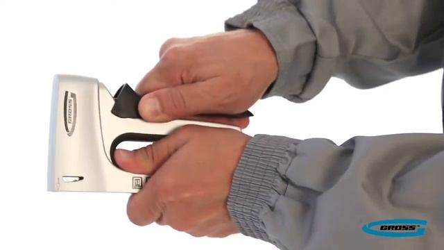 Степлер мебельный, алюминиевый корпус, арт 41001 GROSS смотреть онлайн