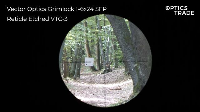 Vector Optics Grimlock 1-6x24 SFP Reticle Etched VTC-3 | Optics Trade Reticle Subtensions