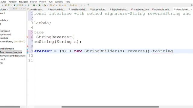 12 write a functional interface with method signature string reverse string смотреть онлайн