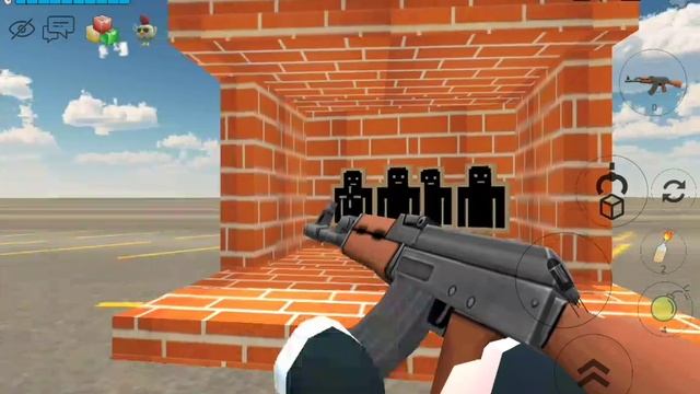 стрельба AK-47 в Chicken Gun