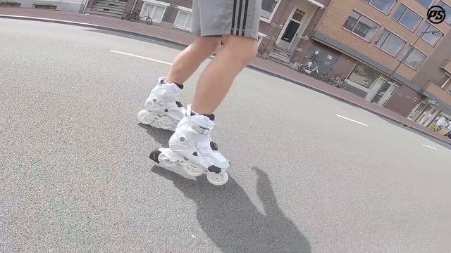 How to brake with inline skates - STOP SAFE! смотреть онлайн