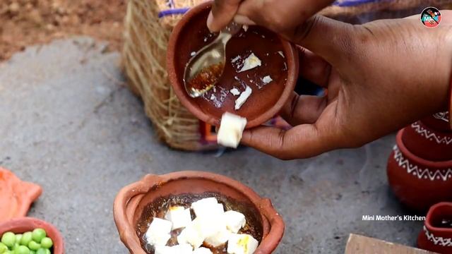 Matar Paneer Recipe in Mini Mother's Kitchen || Mini Mother's Kitchen смотреть онлайн