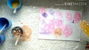 Рисуем мыльными пузырями. Для малышей и не только.