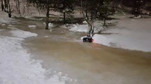 Троффи-Дрифт.) Troffy-Drift.) ДТП Форд Бронко и Тойота fj 40.( TRAXXAS TRX4 & RGT HSP Toyota fj40 )