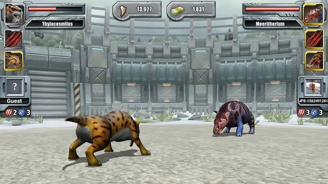 Gigantopithecus Vs Titanoboa Who is Most Powerful | Fight - Jurassic Park Builder смотреть онлайн